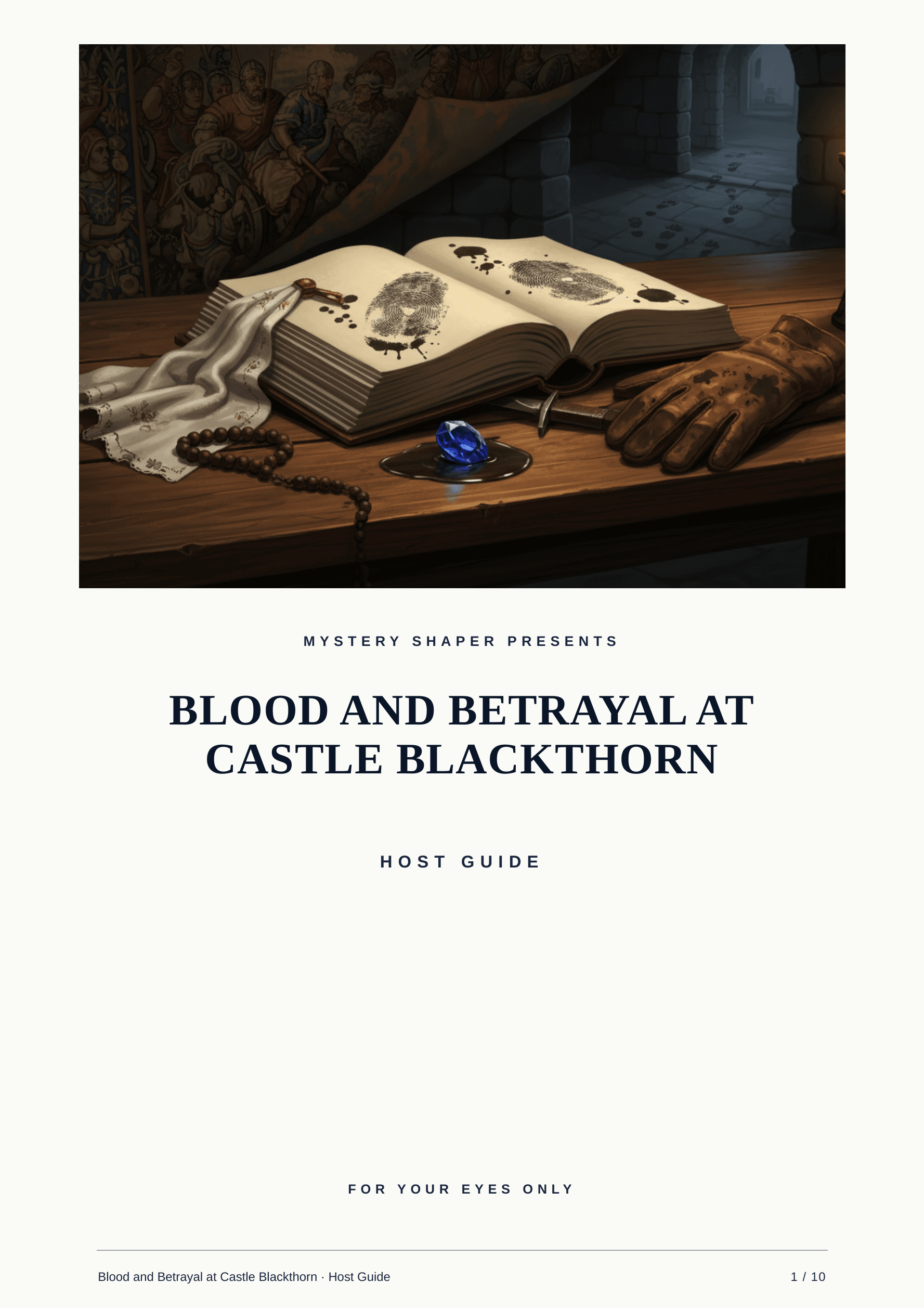 A medieval manor mystery — Castle Blackthorn, Scottish Highlands, Medieval Scotland, 1347