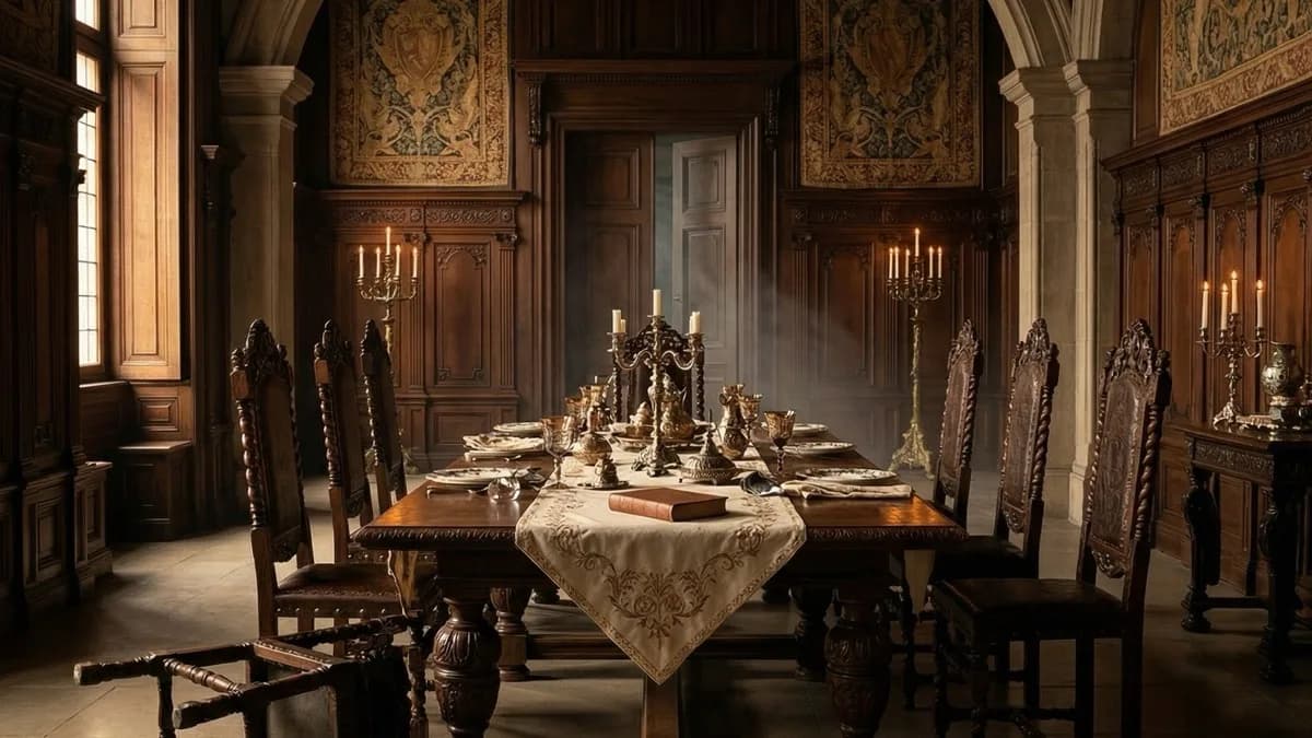 Der Schatten des Kardinals — Ernsthaft murder mystery dinner party game for 5 players