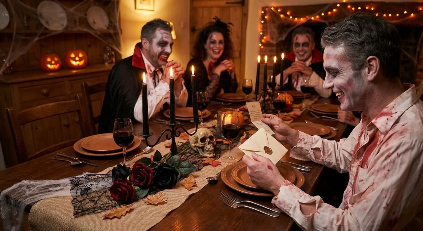 Halloween-Krimi-Dinner: So gruselig, wie DU es willst