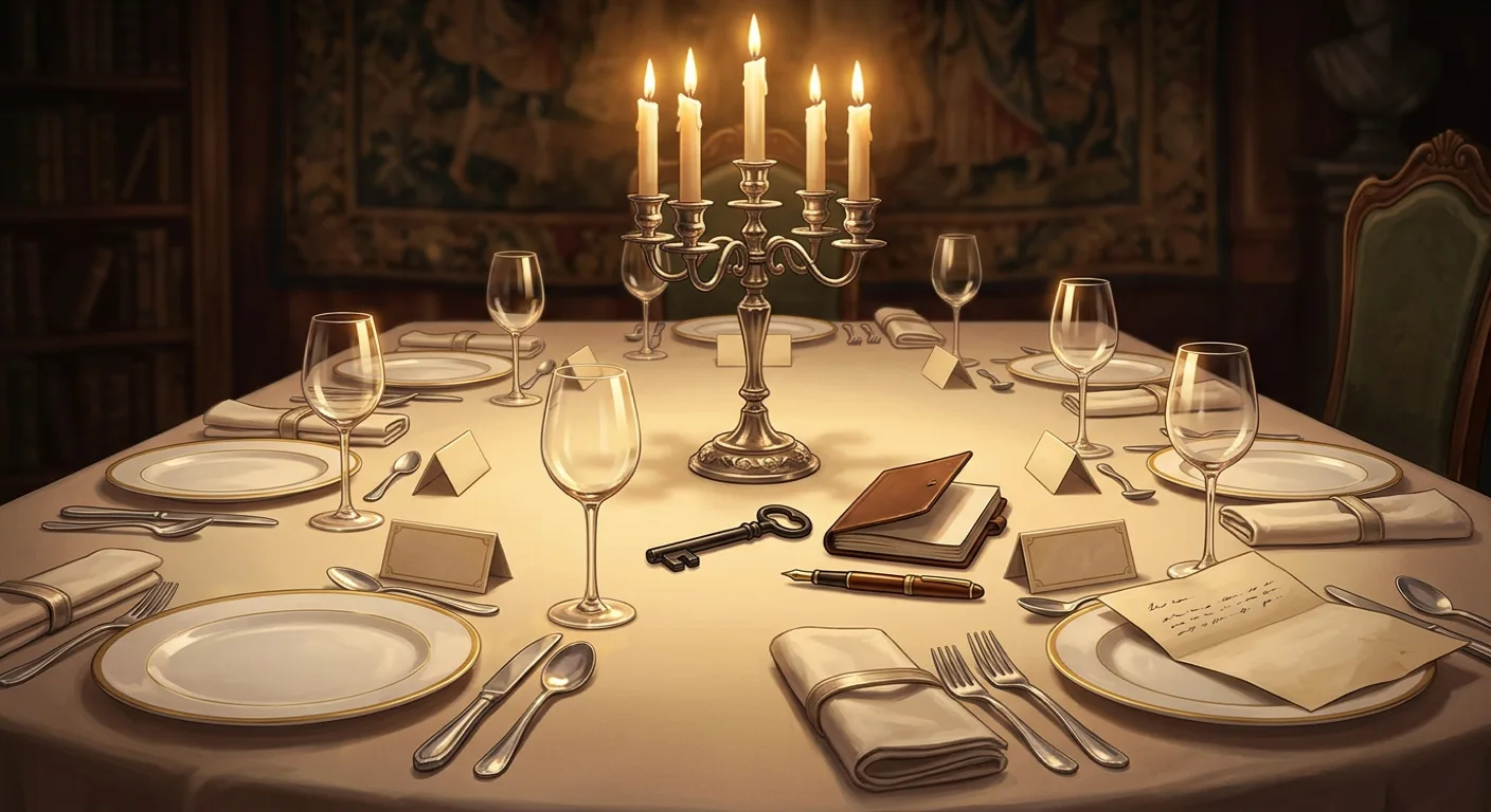 Murder Mystery for 6 Players: The Sweet-Spot Dinner Party
