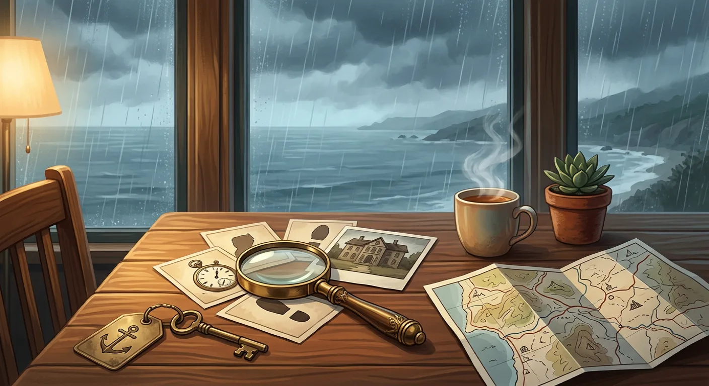 Rainy Day on Vacation? Play a Murder Mystery in Minutes