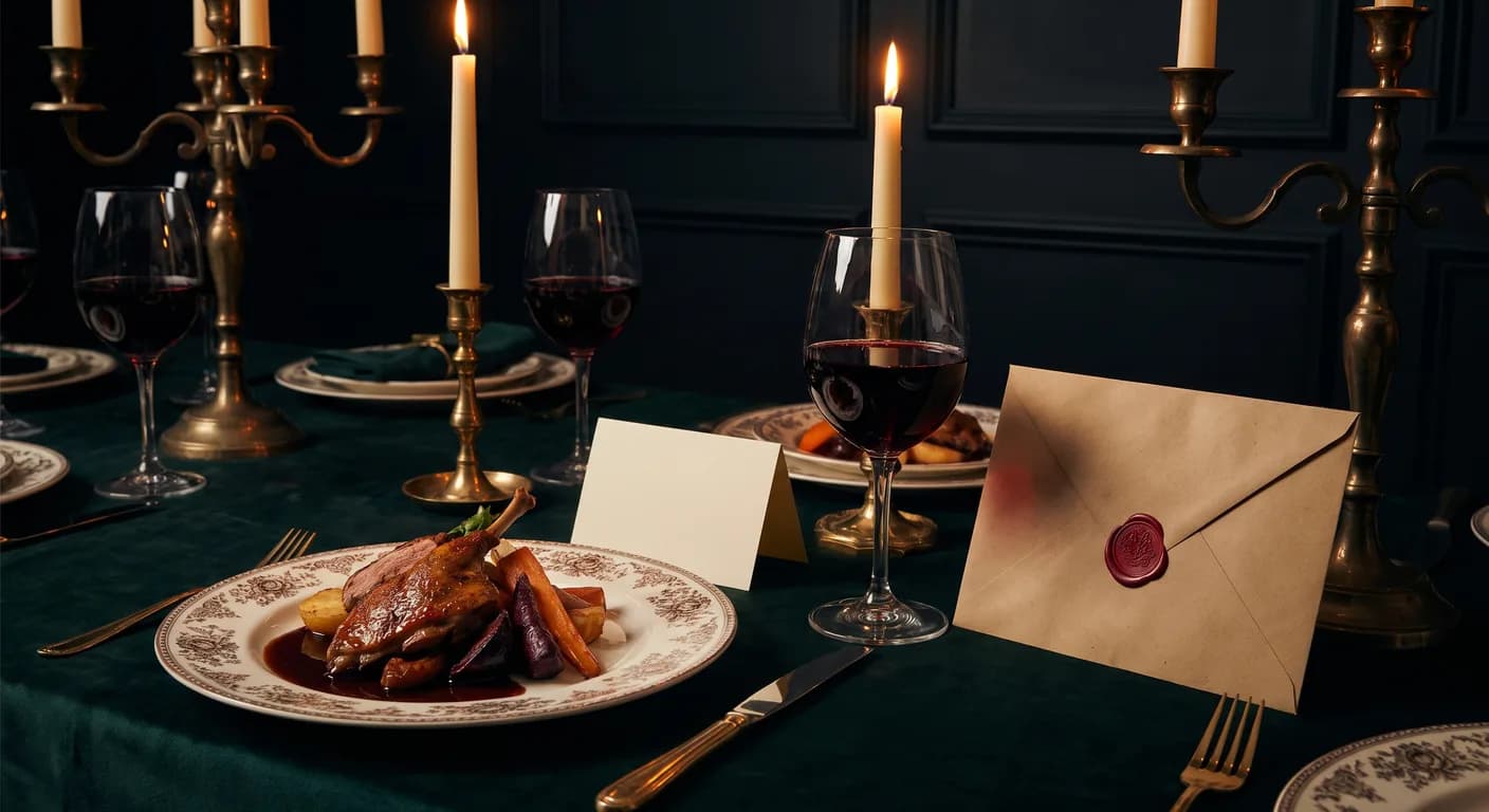 What to Serve at a Murder Mystery Dinner Party