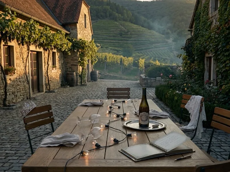 Die verschwundene Weinkönigin — Komödie murder mystery for 5 players